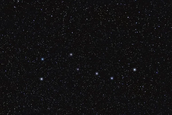 Grande Mergulhador Constelação Ursa Major Céu Cheio Estrelas — Fotografia de Stock