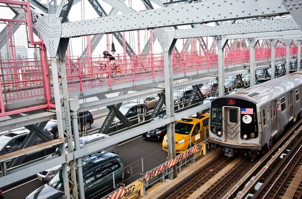 Nova Cidade Iorque Estados Unidos Junho 2019 Sistema Metrô Train — Fotografia de Stock