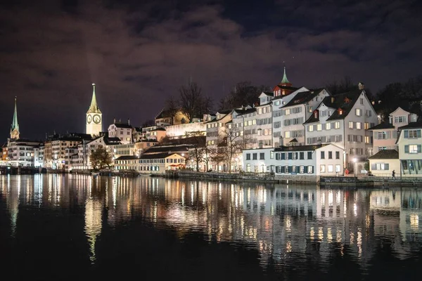 Lucern Švýcarsko Února 2020 Klasická Architektura Curychu Švýcarsko — Stock fotografie