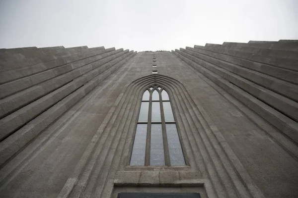 冰岛雷克雅未克Hallgrimskirkja美丽的建筑 — 图库照片