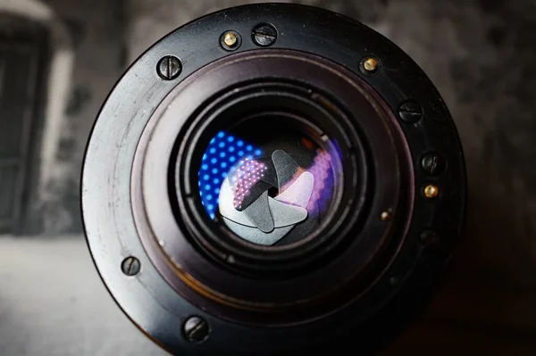 Carl Zeiss Flektogon 35Mm M42 Lens Made Germany — стокове фото