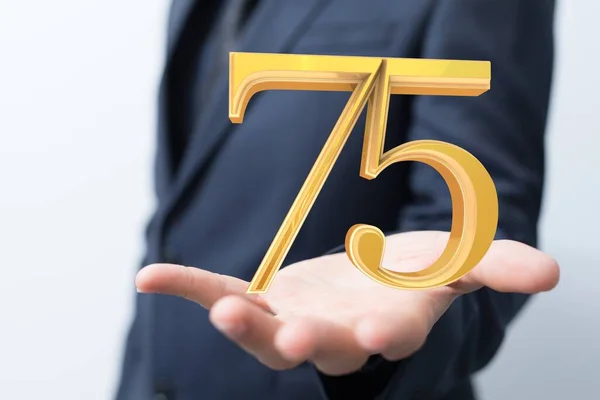 Anniversary Numbers Template Celebrating Anniversary Event Part — Stock Photo, Image