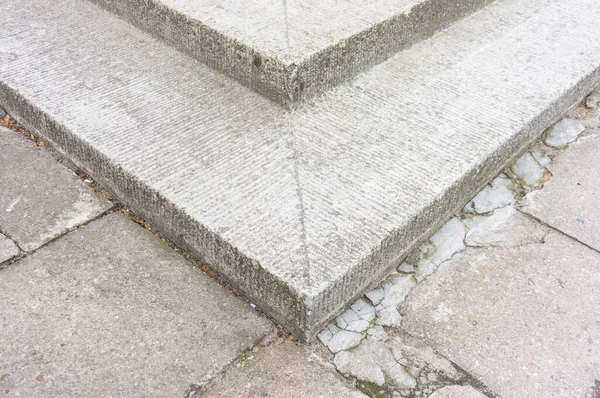 Closeup Shot Concrete Staircases — Stock Photo, Image