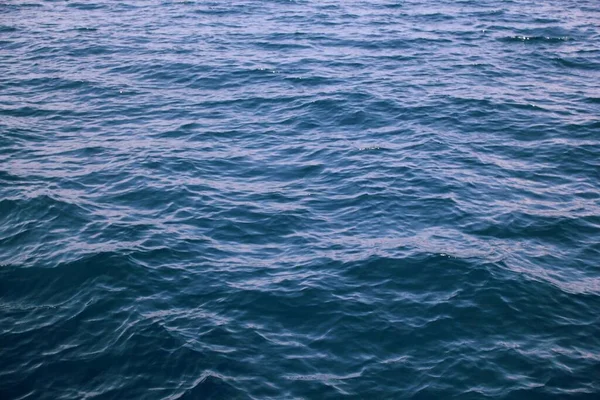 Gyönyörű Kilátás Nyílik Nyugodt Óceáni Hullámok Tökéletes Háttér — Stock Fotó