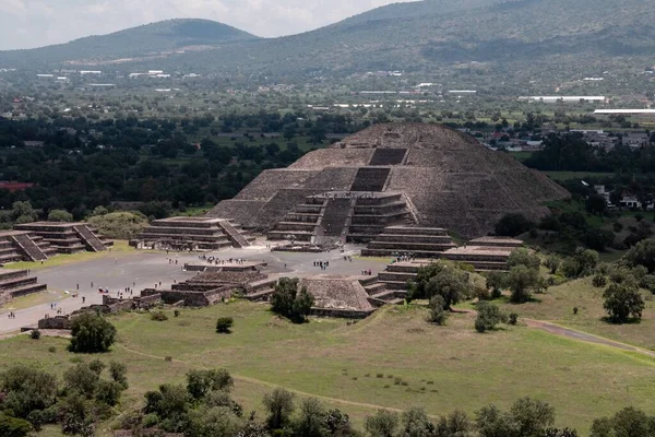 墨西哥Teotihuacan一座太阳金字塔的美丽照片 — 图库照片