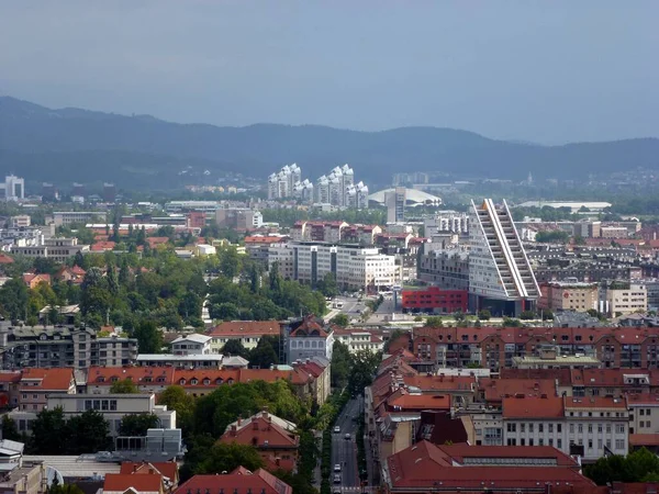 Luftaufnahme Von Gebäuden Slowenien — Stockfoto