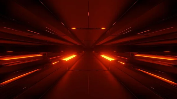 Een Kosmische Achtergrond Van Rood Neon Laserlicht Perfect Voor Een — Stockfoto