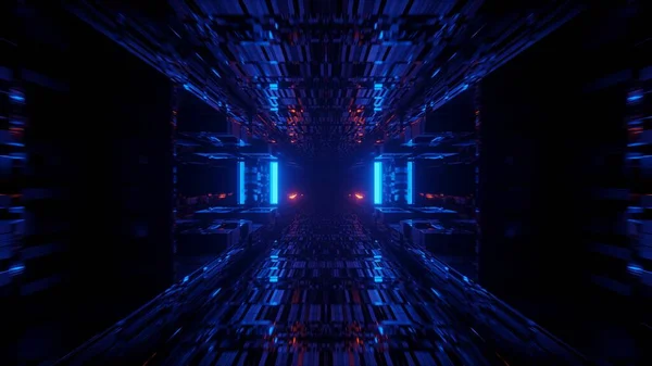 Космический Фон Синим Красным Лазерным Светом Идеально Подходит Цифрового Фона — стоковое фото