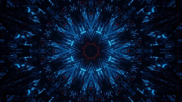 Mavi Kırmızı Lazerli Kozmik Bir Arkaplan Dijital Arkaplan Için Mükemmel — Stok fotoğraf