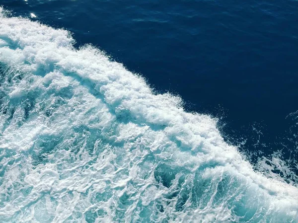 Belas Ondas Espuma Brancas Mar — Fotografia de Stock