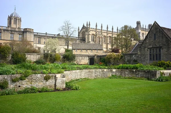 Красивый Вид Церковь Христа Колледж Оксфорде Великобритания — стоковое фото
