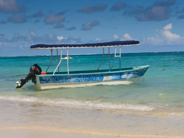 Punta Cana Dominikanska Republiken Mar 2011 Glas Botten Turné Båt — Stockfoto