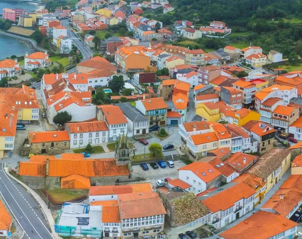 Uma Tomada Aérea Edifícios Galiza Espanha — Fotografia de Stock