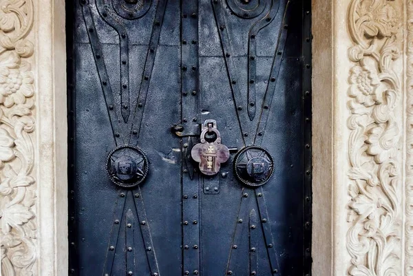 Old Ornate Church Door Lock — Stock Photo, Image