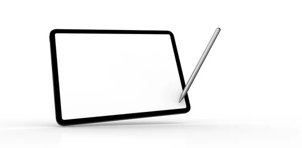 Tablet Computer Device Mobile Isolated Background — Stock Photo, Image