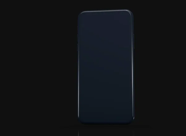 New Smartphone Blank Screen Isolated Flat — Stock Photo, Image