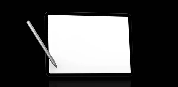 Computer Device Mobile Isolated Background — Stock Photo, Image
