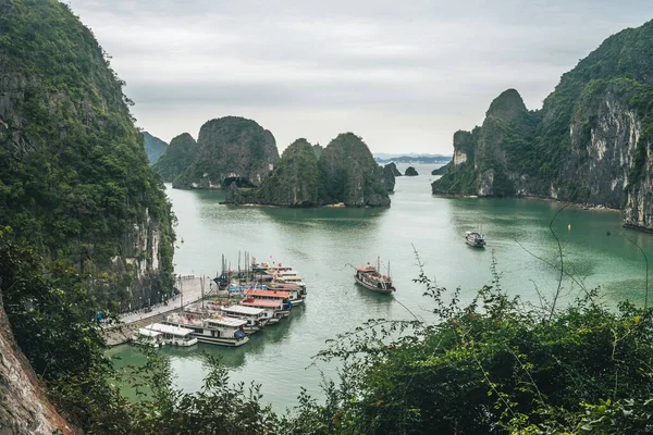 Bellezza Del Patrimonio Unesco Long Bay Quang Ninh Vietnam — Foto Stock