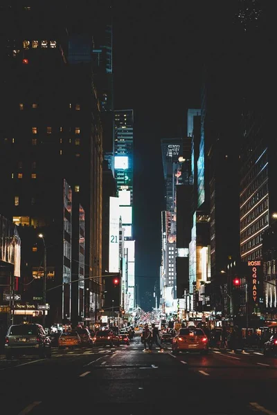 Nova Iorque Estados Unidos Maio 2018 New York Times Square — Fotografia de Stock