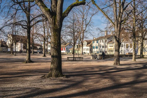 Zürich Schweiz Februar 2020 Die Klassische Architektur Der Zürcher Altstadt — Stockfoto