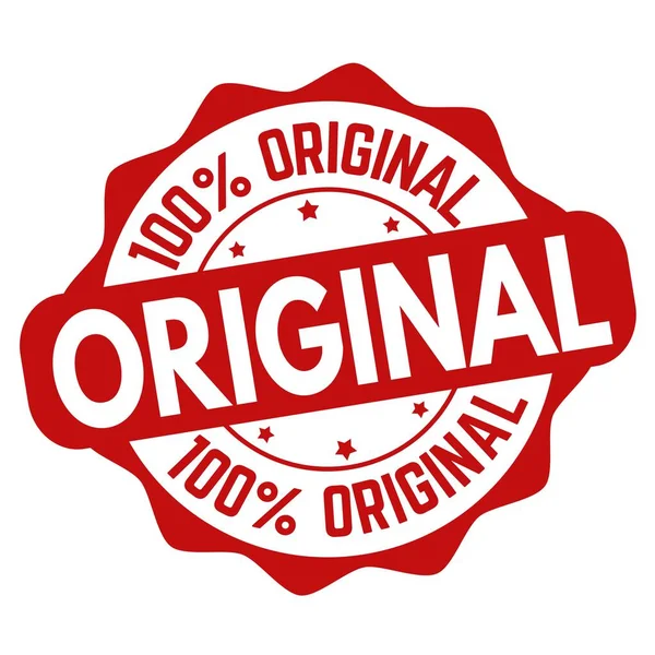 白を基調とした赤100 オリジナルサインのイラスト — ストック写真
