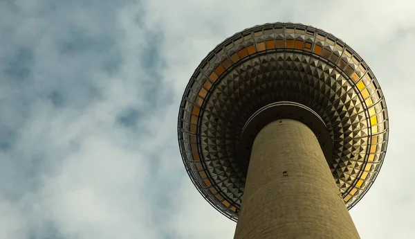 Famosa Torre Fernsehturm Berlino Germania — Foto Stock