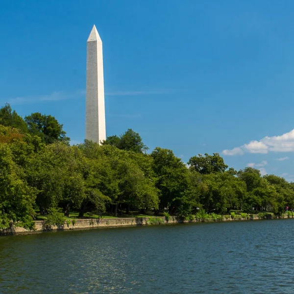 Uma Bela Vista Obelisco Parque Presidencial Washington Eua — Fotografia de Stock