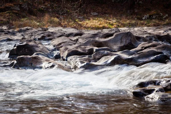 Der Potomac River Fließt Durch Die Felsen West Virginia — Stockfoto