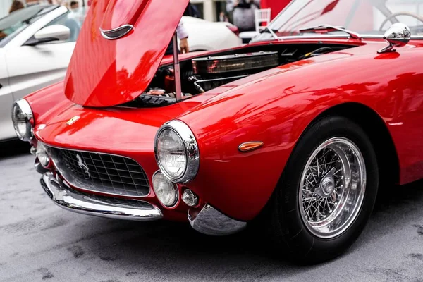 Los Angeles United States Jul 2019 Close Classic Red Ferrari — 스톡 사진