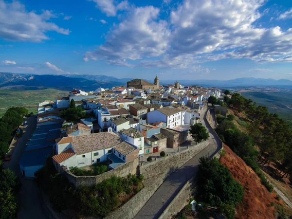 Aerial View Village Jaen Andalusia Spain Drone Photo — Stock Photo, Image