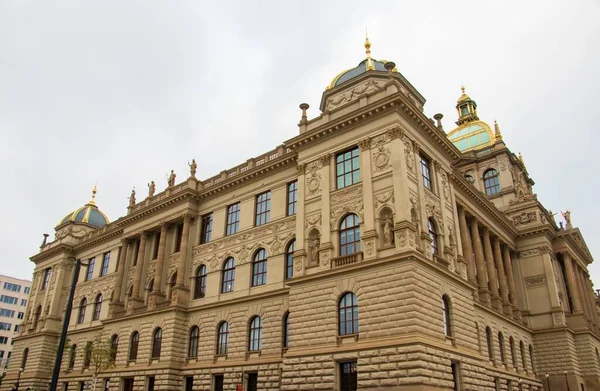 Low Angle Shooting Architecture National Museum Prague Czech Republic — Stock Photo, Image