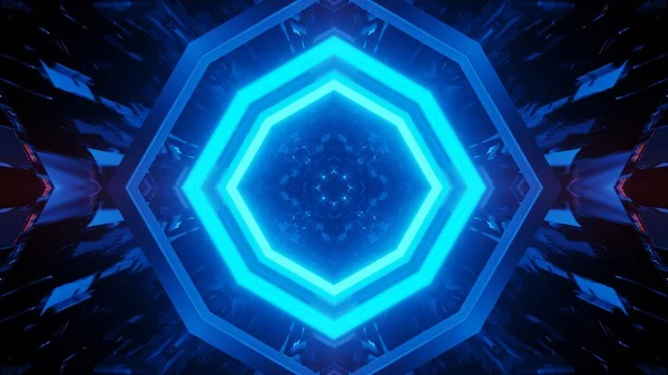 Графическая Иллюстрация Синих Лазерных Огней Идеально Подходит Цифрового Фона — стоковое фото