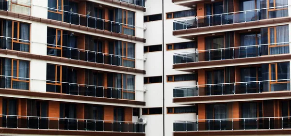 Balconies Building Daytime — Stock Photo, Image