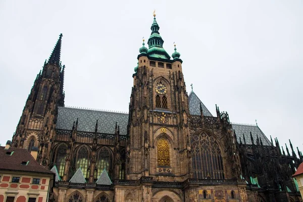 Die Metropolitankathedrale Des Heiligen Veit Prag — Stockfoto