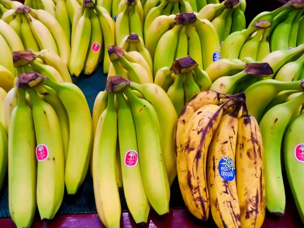 Puerto Vallarta Mexico May 2013 One Overripe Bunch Bananas Fresh — Stock Photo, Image