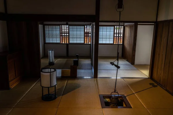 Takayama Jin Nın Içi Japonya Takayama Işıklarla Çevrili — Stok fotoğraf