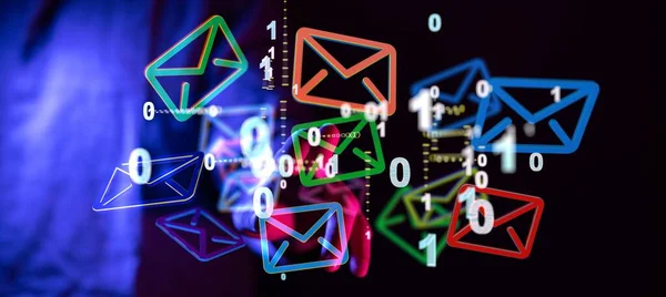 Mail Comunicação Mensagem Conexão Correio — Fotografia de Stock