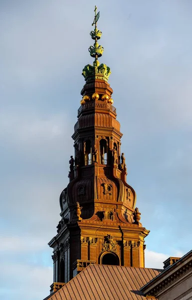 Låg Vinkel Skott Christiansburg Palace Tower — Stockfoto