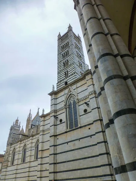 Kathedraal Van Siena Historische Stad Toscane Italië Europa — Stockfoto
