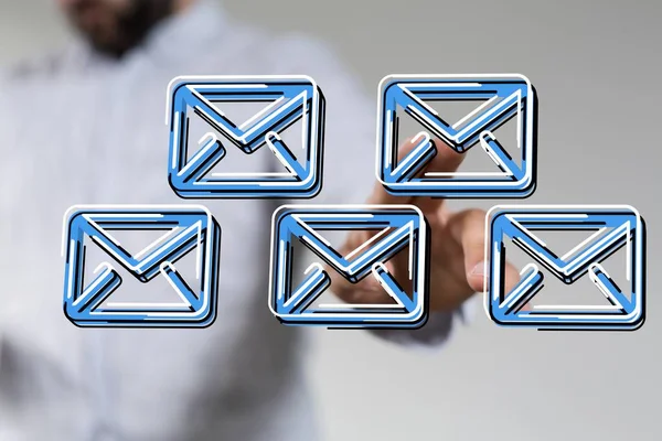Poczta Komunikacja Połączenie Wiadomość Mailing — Zdjęcie stockowe
