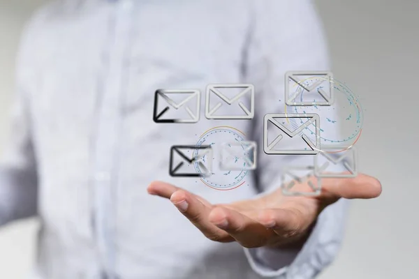 Mail Communication Message Connexion Envoi — Photo