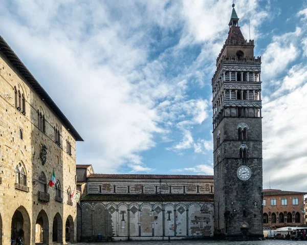 Campanario Catedral Pistoia Charco Toscana Italia — Foto de Stock