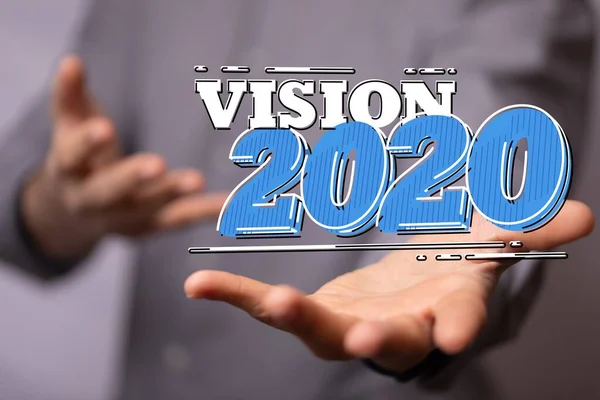 Έτος 2020 Έννοια Επιχειρηματική Λύση — Φωτογραφία Αρχείου