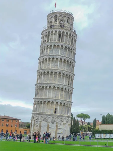 Schiefer Turm Von Pisa Der Toskana Italien Weltkulturerbe — Stockfoto