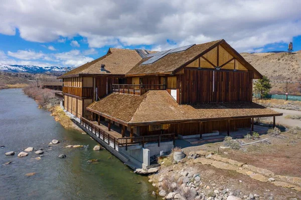 Reno Nevada United States Березня 2020 Місце Колишнього Річкового Курорту — стокове фото