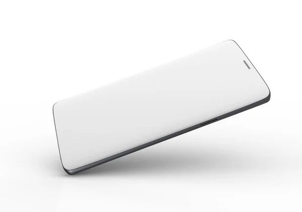 Nueva Maqueta Realista Teléfonos Móviles Con Solapa Blanco —  Fotos de Stock