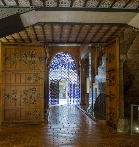 Barcelona España Agosto 2018 Diseño Interior Palau Güell Una Mansión — Foto de Stock