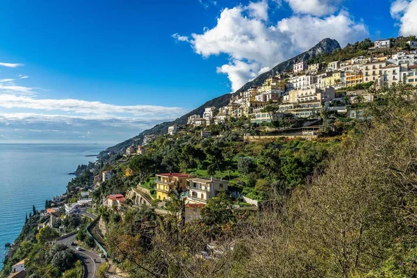 Pequeña Ciudad Raito Espectacular Costa Amalfitana Campania Italia — Foto de Stock