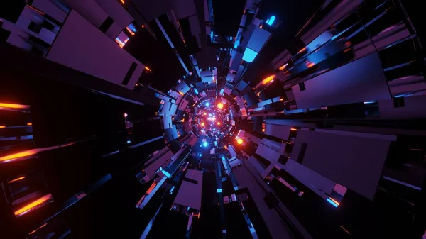 Renkli Lazer Işıkları Desenli Bir Kozmik Arkaplan — Stok fotoğraf