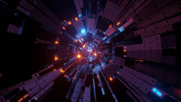 Een Kosmische Achtergrond Met Kleurrijke Laserlichten Perfect Voor Een Digitaal — Stockfoto